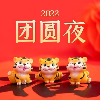 团圆夜除夕过年老虎公众号封面次图