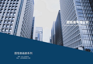 工业房产贸易科技企业公司画册