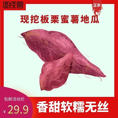 正宗现挖板栗蜜薯地瓜