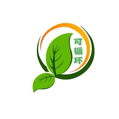 可循环绿色简约环保平面logo