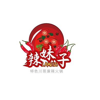 logo设计川菜馆餐饮卡通头像