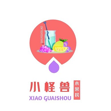 logo设计水果捞水果店头像