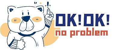 OK没问题趣味插画可爱公众号封面首图