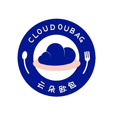 云朵logo云朵面包烘培店铺品牌宣传