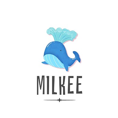 海豚假日文创logo设计