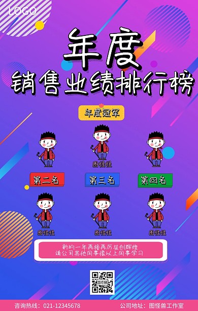 年度销售业绩排行榜