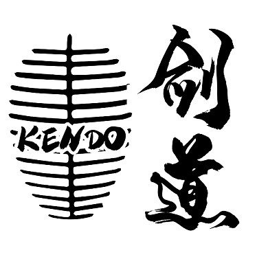 日式风格剑道武道LOGO