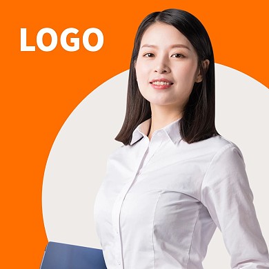 保险行业业务经理社交橙色红包头像