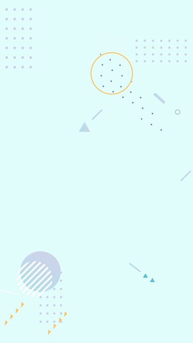 创意几何图案手机海报
