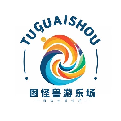 彩色AIGC游乐园logo设计