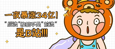 B站后浪热点话题公众号封面