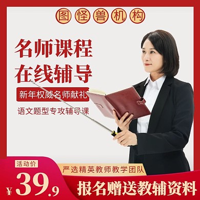 语文教学网课电商淘宝拼多多京东主图直通车