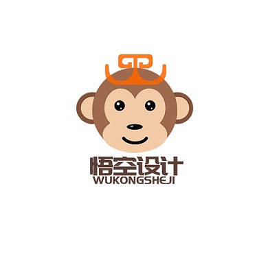 悟空头像LOGO设计宣传通用