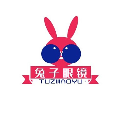 兔子logo（形状）创意几何形状大气