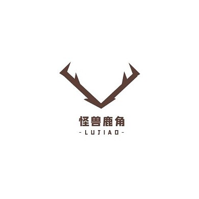 鹿形状LOGO设计