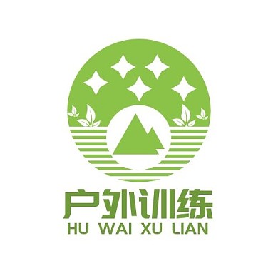 户外训练营绿色简约LOGO