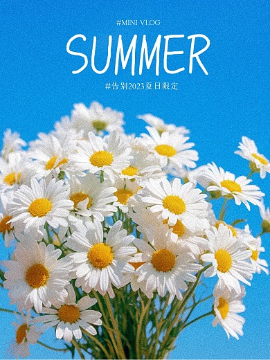 告别夏日限定PLOG模板