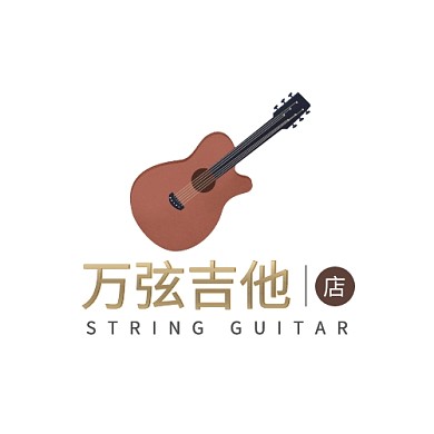 吉他乐器logo设计