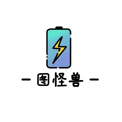 卡通闪电充电池logo设计