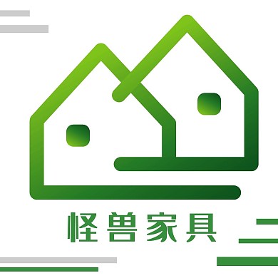 绿色简约风家具红包公众号头像