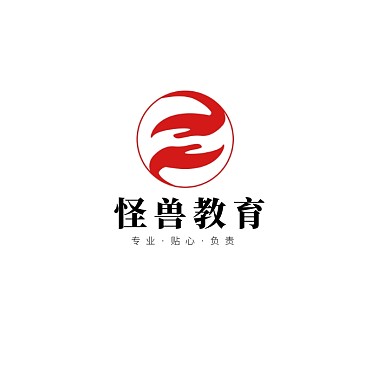 创意扁平大气教育培训logo标志