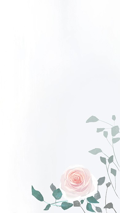 图怪兽原创元素古风玫瑰花叶背景