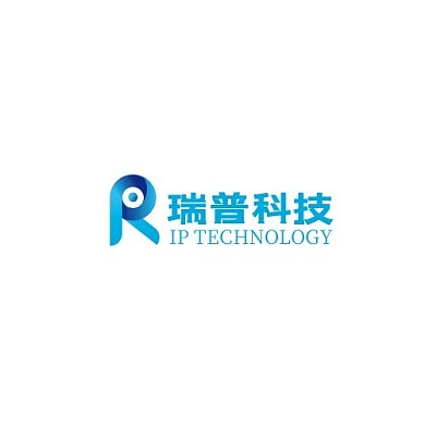 瑞普科技字母R简约蓝色LOGO