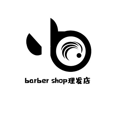剪刀理发店logo设计