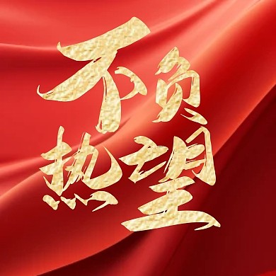 励志党政红金大气公众号次图