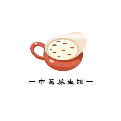 中医养生针灸古风logo