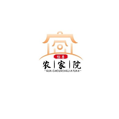 农家院创意简约平面logo设计