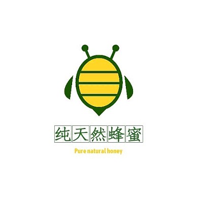 冲饮蜂蜜扁平logo