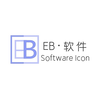 互联网软件制作蓝色创意logo设计