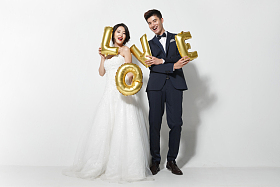 浪漫婚纱情侣图片