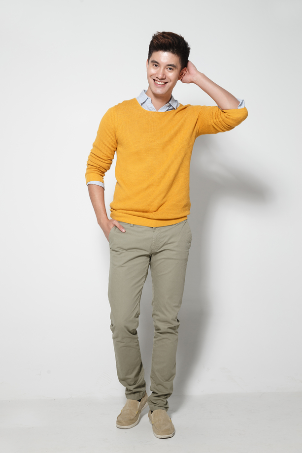 快乐的青年男人 快乐的青年男人