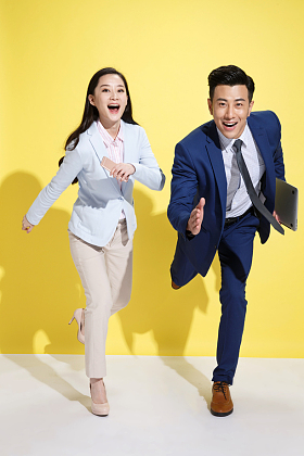 快乐的商务人士图片