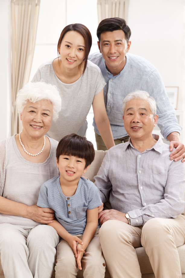 幸福家庭合影图片 幸福家庭合影图片