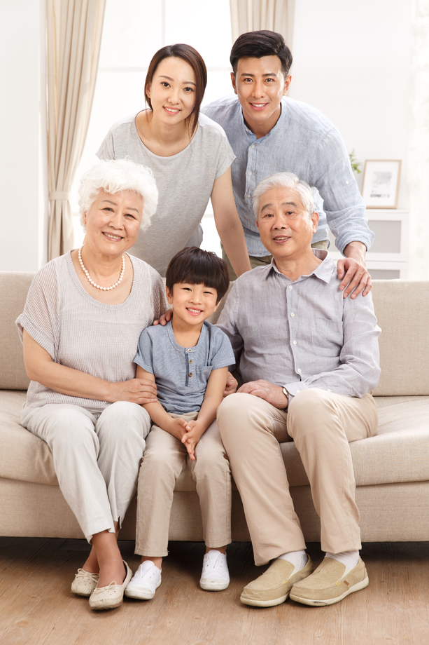 幸福家庭合影 幸福家庭合影
