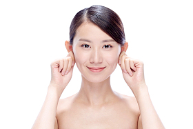 年轻美女妆面