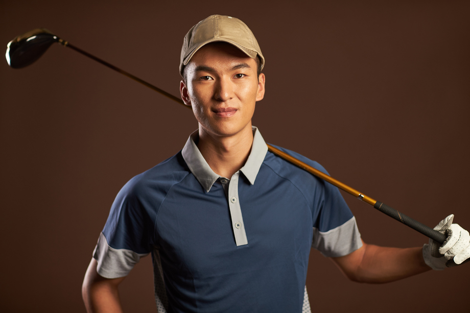 高尔夫球运动员照片