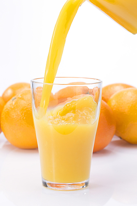 橙汁照片