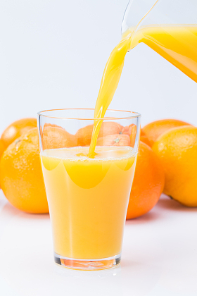 橙汁照片