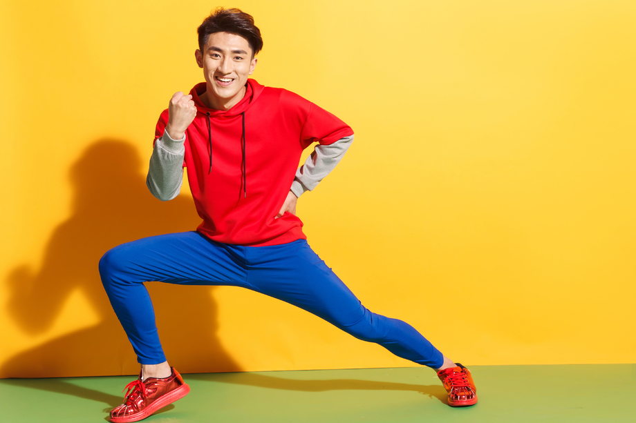 快乐的青年男人 快乐的青年男人