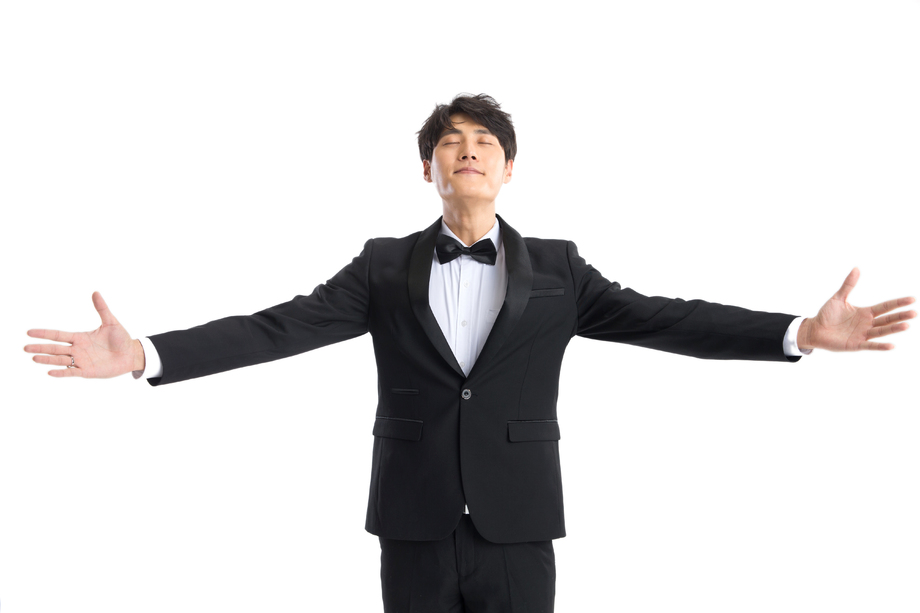 帅气的新郎图片