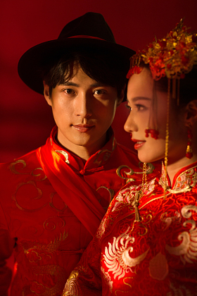 中式古典婚礼照片