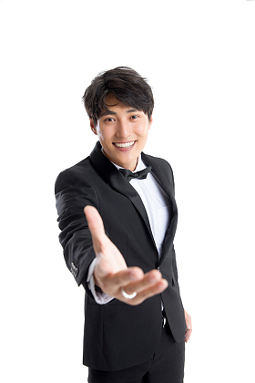 帅气的新郎图片