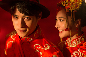 中式古典婚礼图片