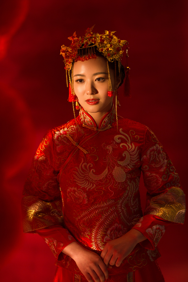 漂亮的古装新娘