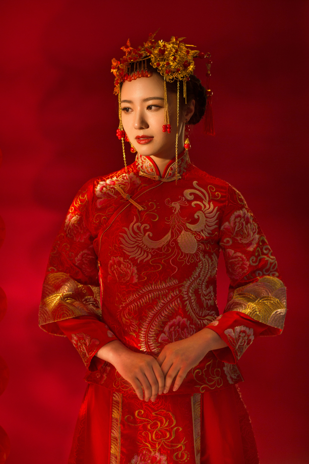 漂亮的古装新娘 漂亮的古装新娘