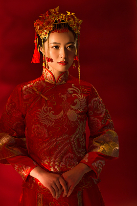 漂亮的古装新娘照片